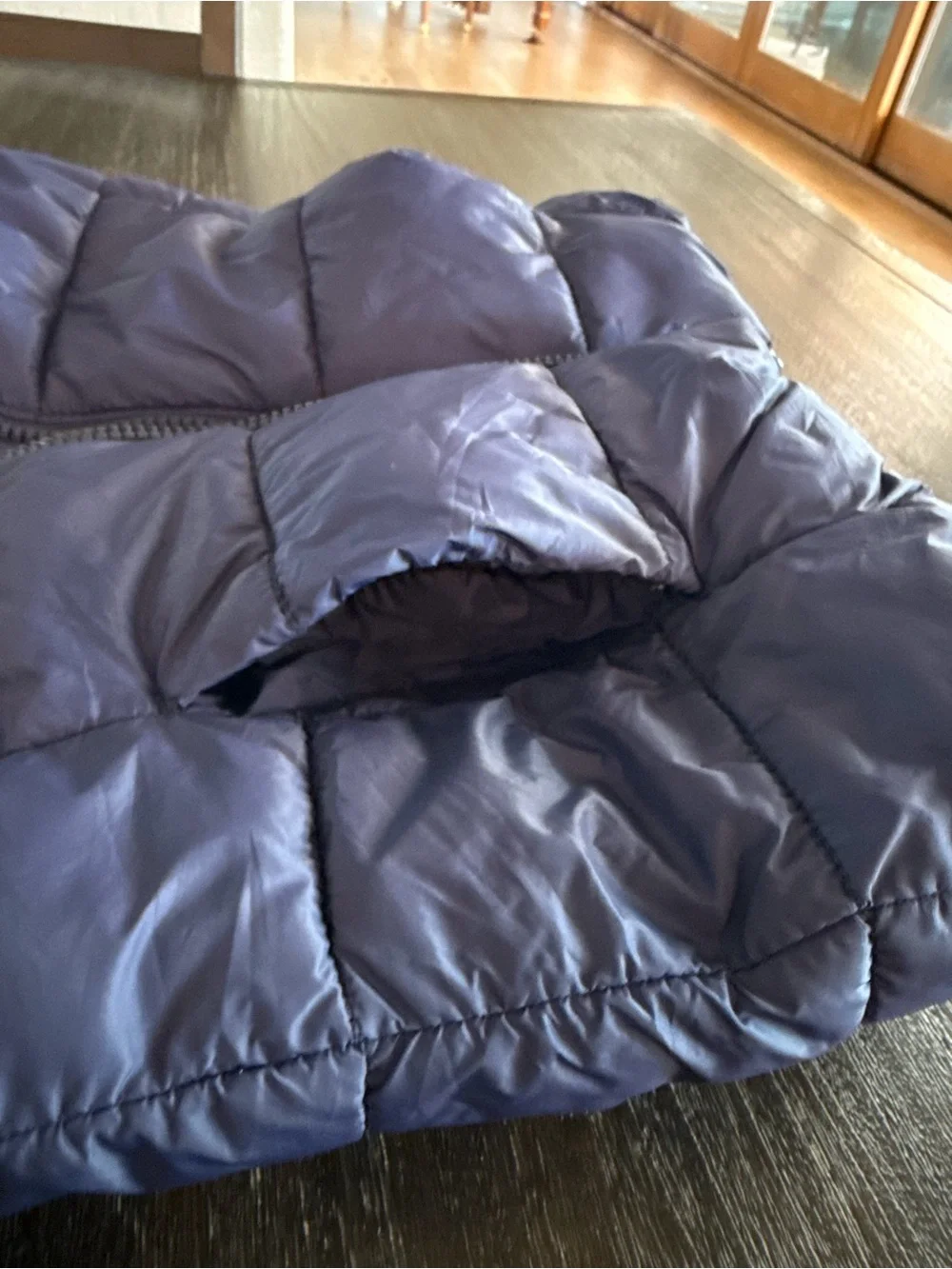 Old Navy Girls Small (6/7) Navy Puffy Vest